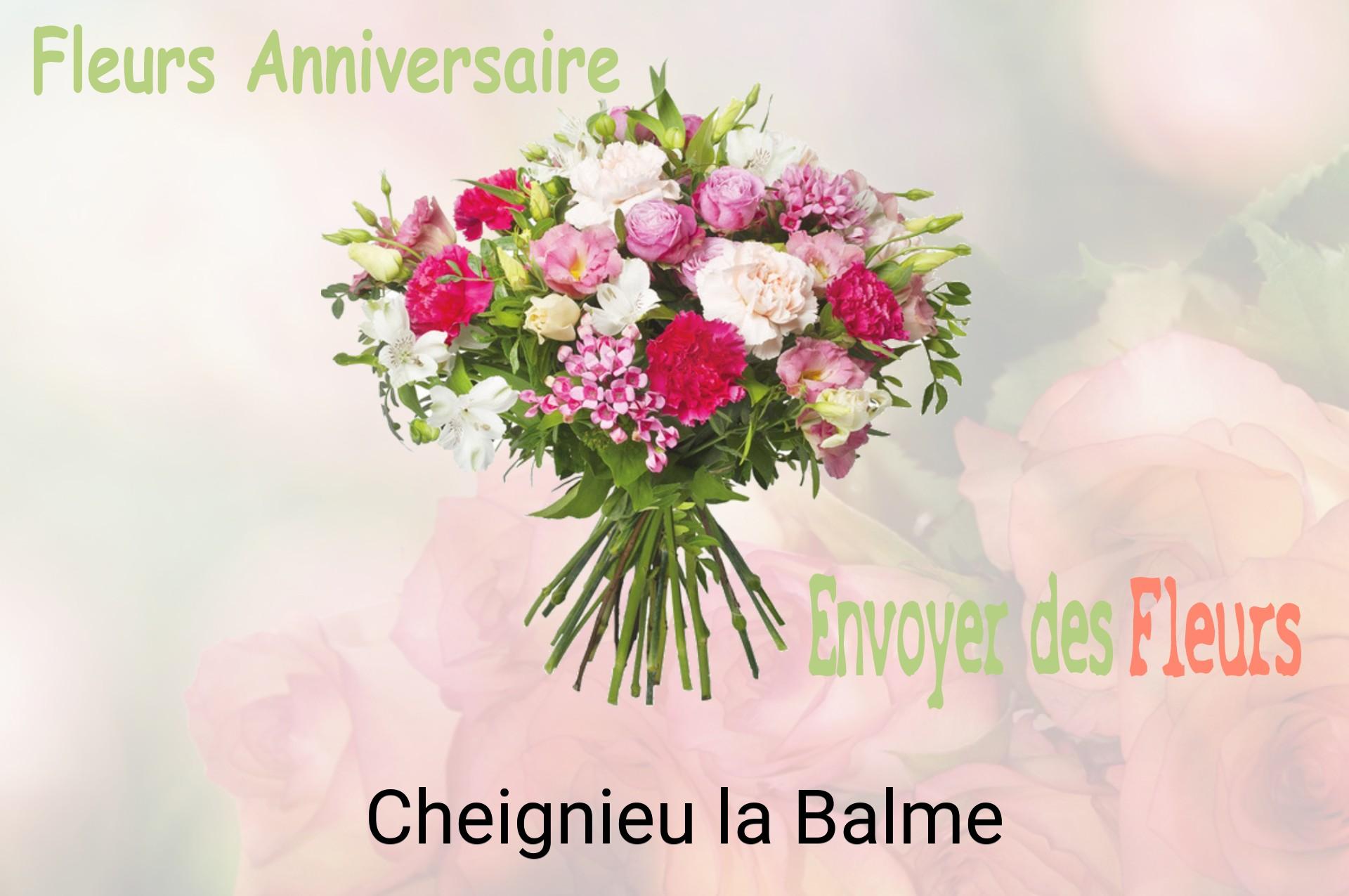 Bouquet de fleurs d’anniversaire livré à Cheignieu-la-Balme